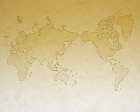 Fototapeta 古い世界地図