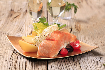 Salmon fillet