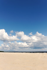 Beach, gulf of Riga, Baltic sea.