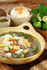 Asian seafood soup