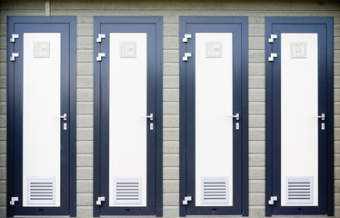 Bathroom doors