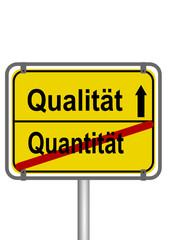 Qualit&auml;t vs Quantit&auml;t