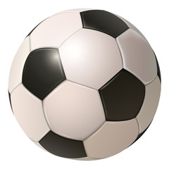Soccer ball, football isolated