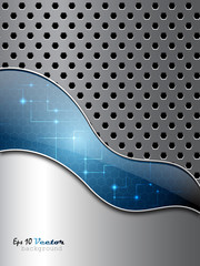 Illustration of metallic background