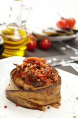 Stuffed eggplant