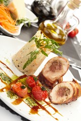 chicken fillet with vegetables