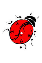 tribal ladybug © aquachild73