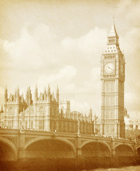 paper textures. Buildings of Parliament  in London UK
