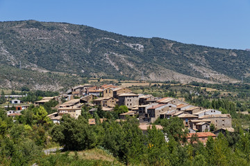 Fototapeta na wymiar La Puebla de Roda, Hiszpania Huesca
