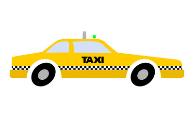 Fototapeta na wymiar Taxi amarillo