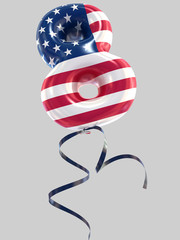Balloon usa font
