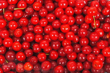 Sweet cherries texture