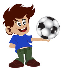 boy and football