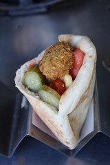Falafel at the market