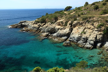 crique de la côte espagnole