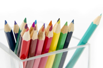 Fototapeta premium Colored pencils