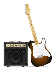 Guitar with Amp