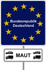 Maut in Deutschland für PKW und LKW