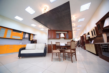 Various kitchen furniture sets in store