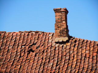 Roof and chimney