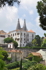 Fototapeta na wymiar Palacio Nacional de Sintra
