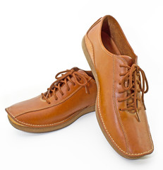 Brown man shoes