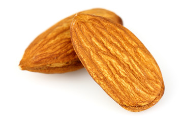 Obraz na płótnie Canvas Almonds in closeup