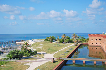 entrance to fort jefferson, dry tortugas