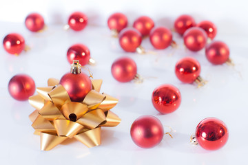 Christmas ball with bow