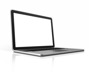 Obraz na płótnie Canvas Laptop computer isolated on white