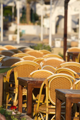 wooden chairs