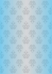 Blue floral background