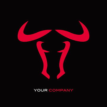 logo entreprise, logo taureau
