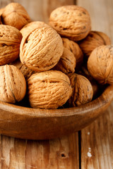 walnuts in the dish