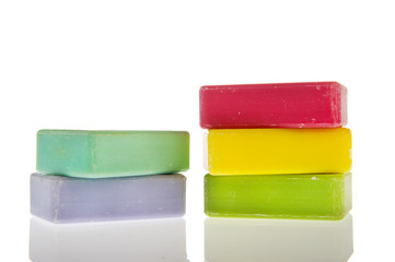 Colorful soap bars