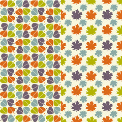 Autumn leaves - seamless pattern