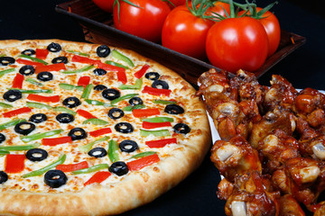 pizza and wings combo