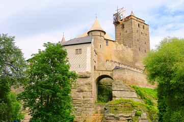 Fototapeta na wymiar Kost Burg - Kost castle 01