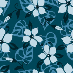 Hawaiian seamless pattern