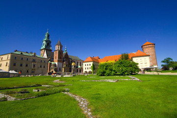 Fototapeta na wymiar Wawel - Kraków - Polska