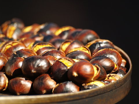 Castanhas assadas