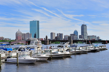 Fototapeta na wymiar Miejski pejzaż w Bostonie