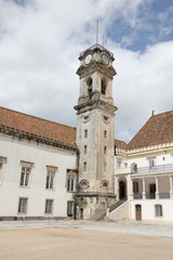 Fototapeta na wymiar Coimbra University Clocktower