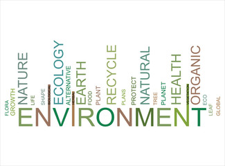 ENVIRONMENT  text bar-code