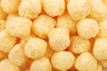 Background from sweet cornflakes