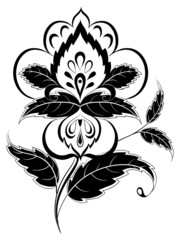 Abstract flower, pictogram