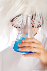 Child Scientist Performing an experiment