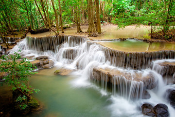 Deep forest Waterfall © witthaya