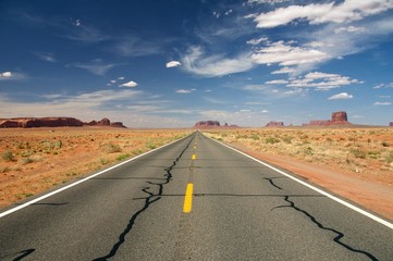 Fototapeta na wymiar Scenic Droga do Monument Valley