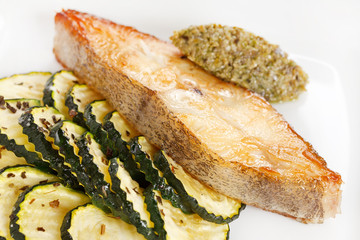 fish with vegetables